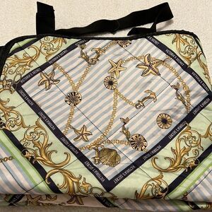 Victoria’s Secret packable nautical polyester blanket